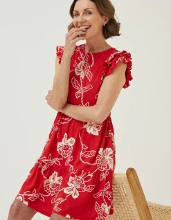 Laurie Batik Jersey Dress