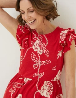 Laurie Batik Jersey Dress