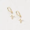 Leaf Drop Earrings