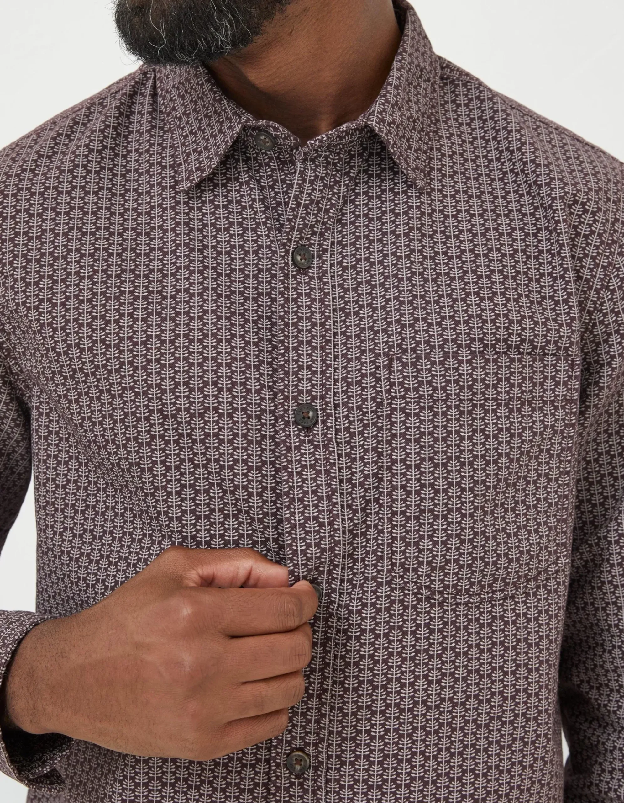 Leaf Print Shirt