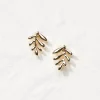 Leaf Stud Earrings