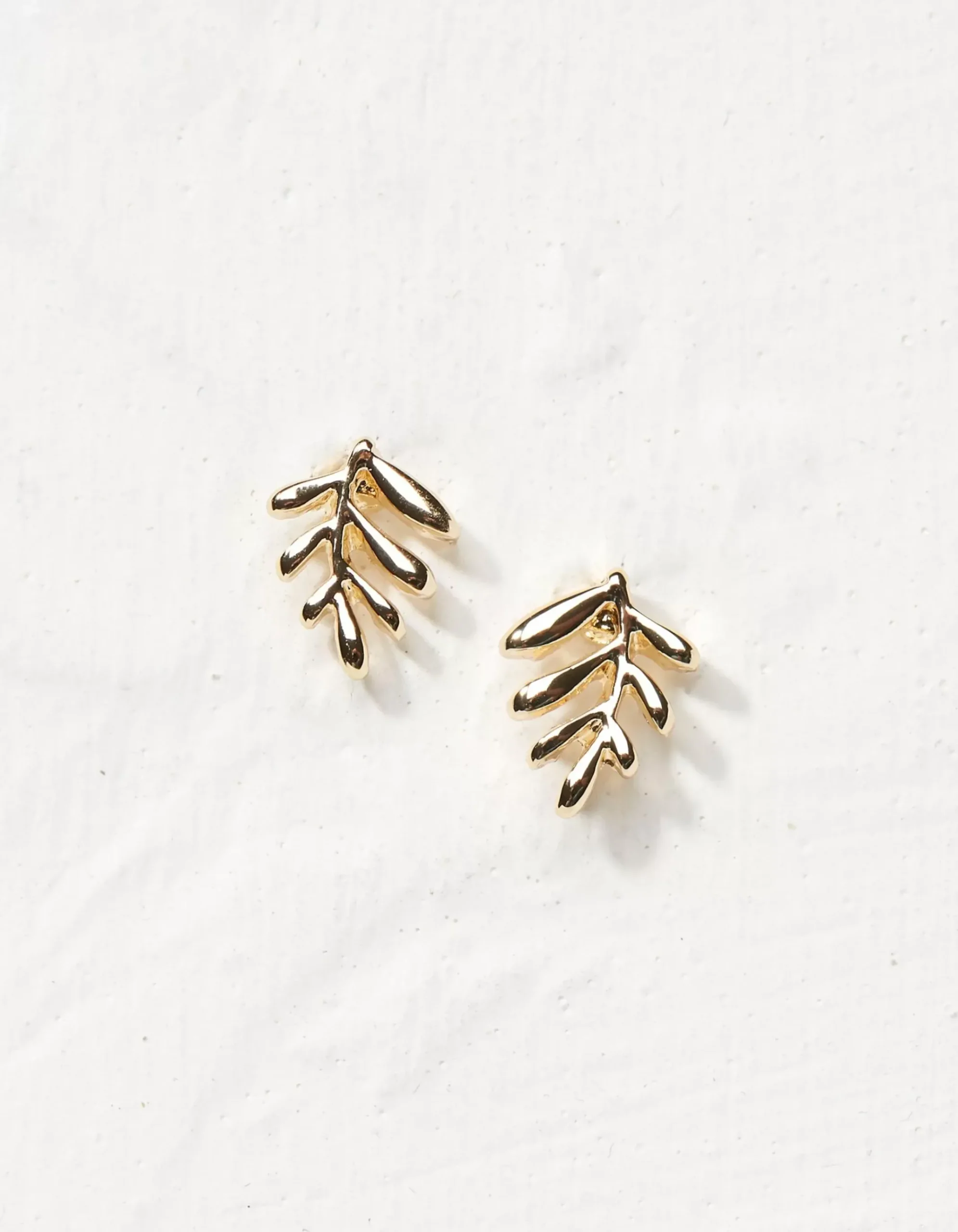 Leaf Stud Earrings