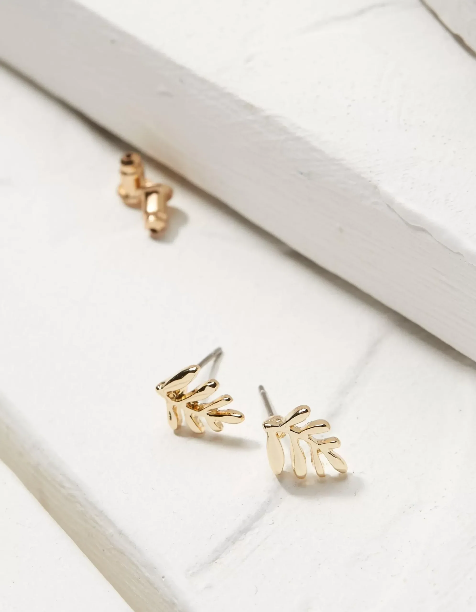 Leaf Stud Earrings
