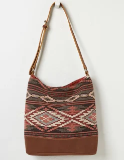 Leni Woven Shoulder Bag
