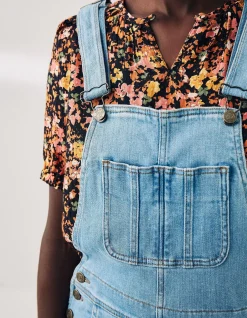 Lewes Slim Leg Denim Dungarees