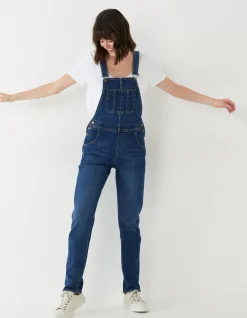 Lewes Slim Leg Denim Dungarees
