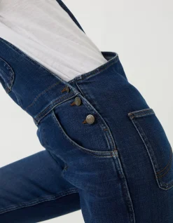 Lewes Slim Leg Denim Dungarees