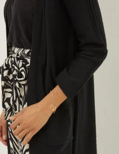Lindsay Cotton Linen Longline Cardigan