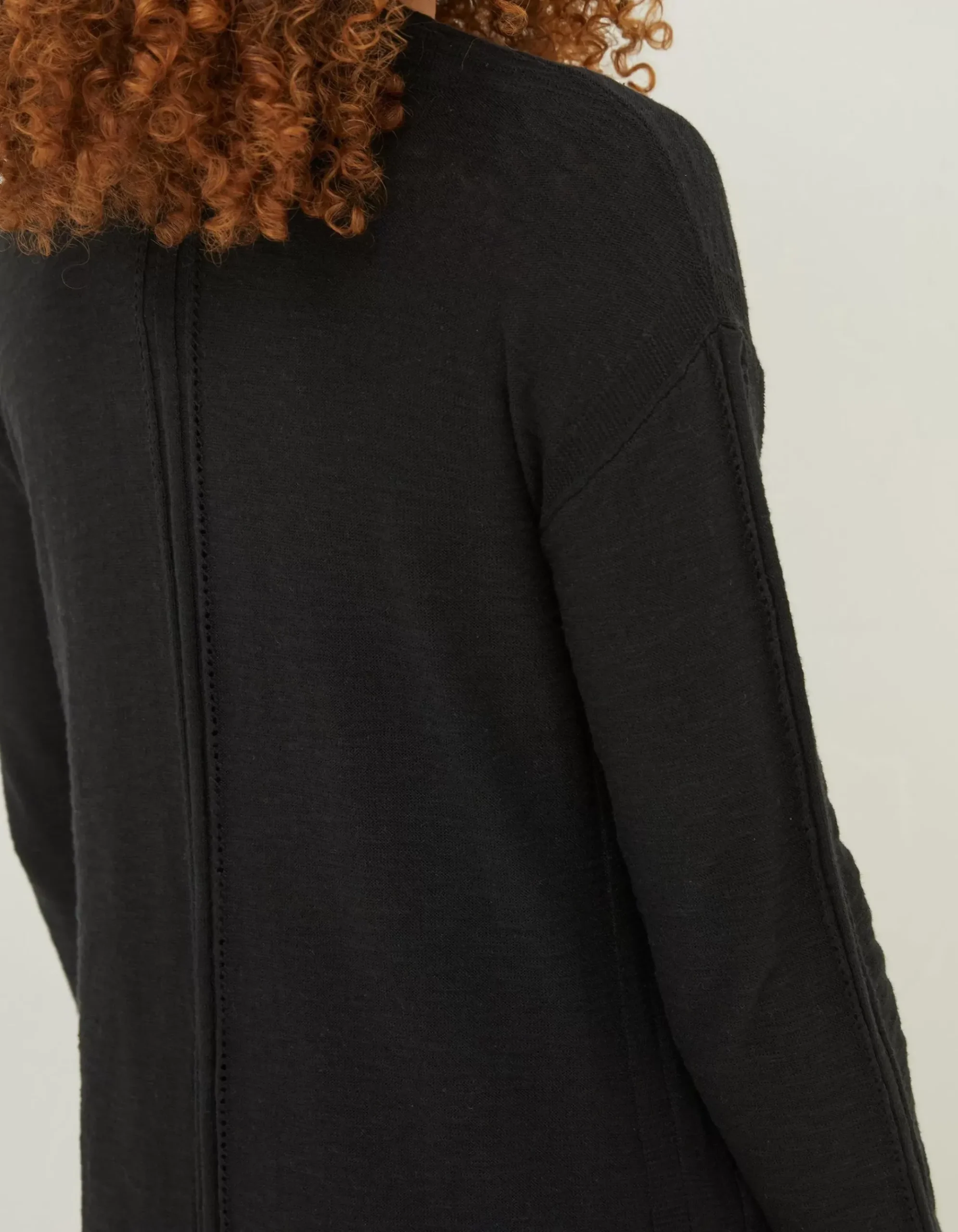 Lindsay Cotton Linen Longline Cardigan