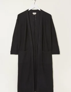 Lindsay Cotton Linen Longline Cardigan