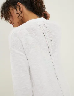 Lindsay Cotton Linen Longline Cardigan