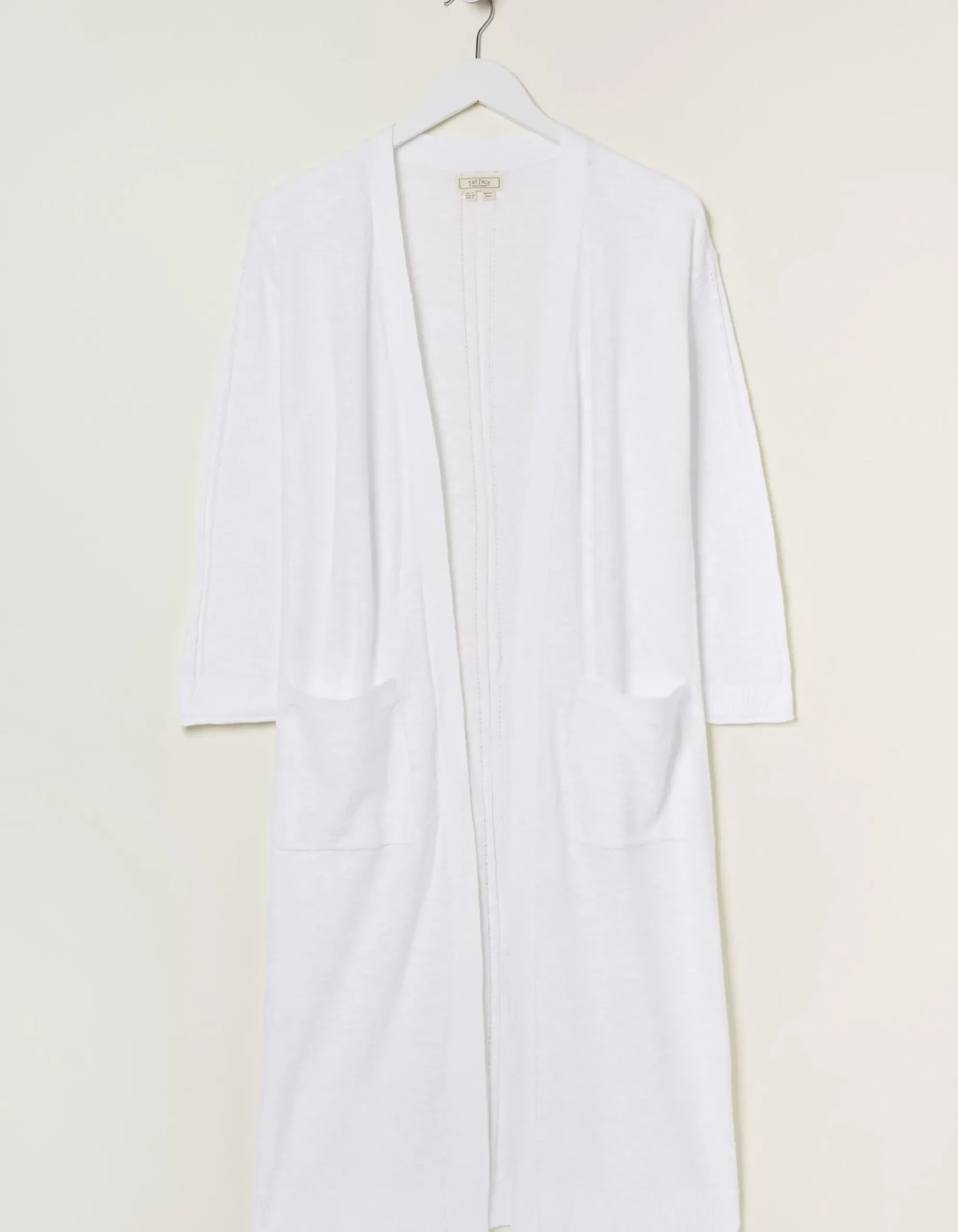 Lindsay Cotton Linen Longline Cardigan