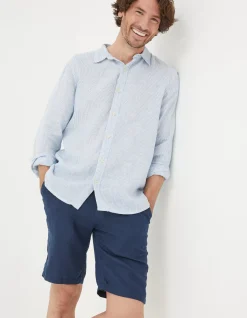 Linen Flat Front Shorts