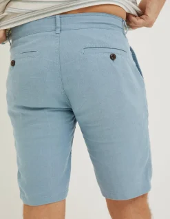 Linen Flat Front Shorts