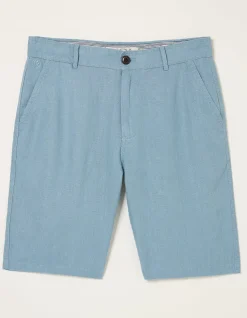 Linen Flat Front Shorts