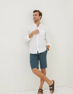Linen Grandad Shirt