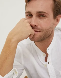 Linen Grandad Shirt
