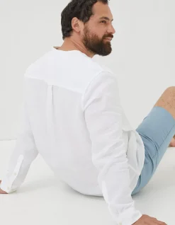 Linen Grandad Shirt