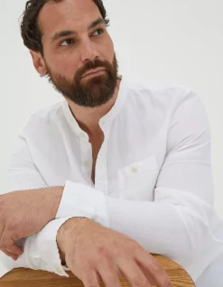Linen Grandad Shirt
