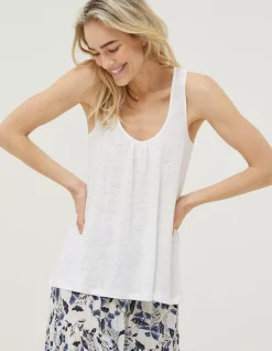 Linen Vest Top