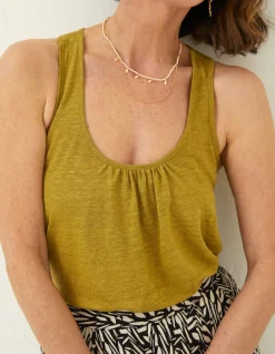 Linen Vest Top