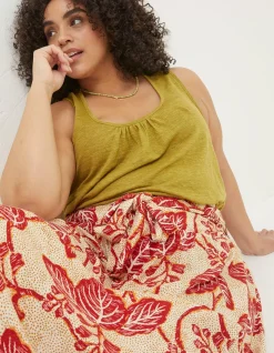 Linen Vest Top