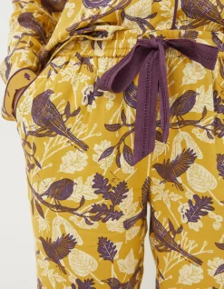 Lino Bird Pyjama Bottoms