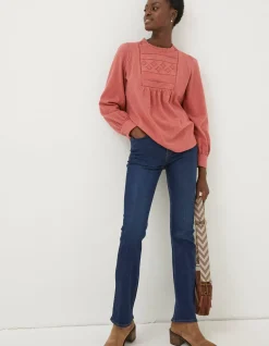 Liza Broderie Top