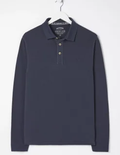 Long Sleeve Organic Cotton Pique Polo