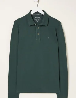Long Sleeve Organic Pique Polo