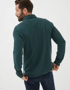 Long Sleeve Organic Pique Polo