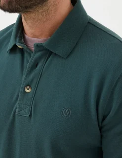 Long Sleeve Organic Pique Polo