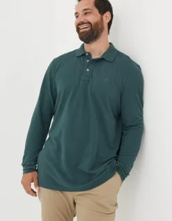 Long Sleeve Organic Pique Polo