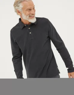 Long Sleeve Organic Pique Polo