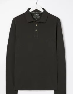 Long Sleeve Organic Pique Polo