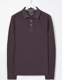 Long Sleeve Organic Pique Polo