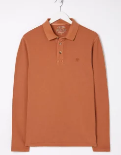 Long Sleeve Organic Pique Polo