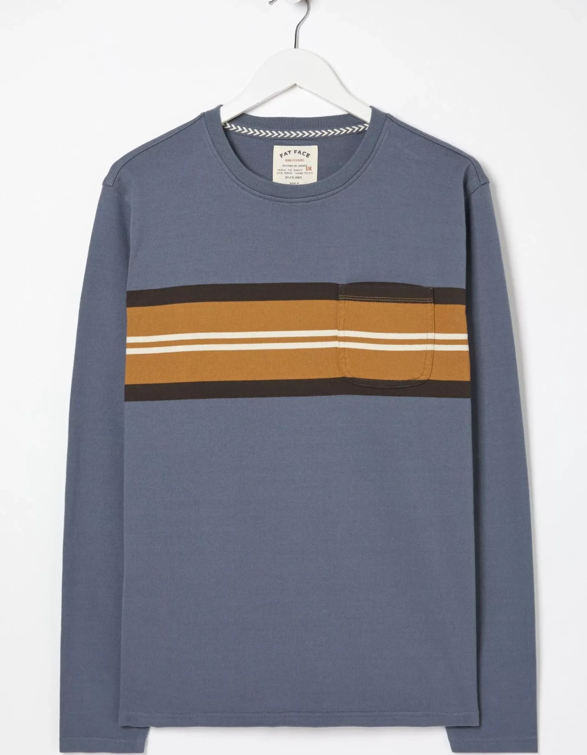 Long Sleeve Pocket Crew