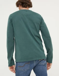 Long Sleeve Pocket Crew