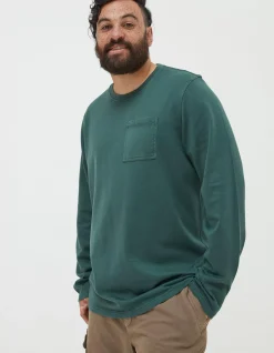 Long Sleeve Pocket Crew