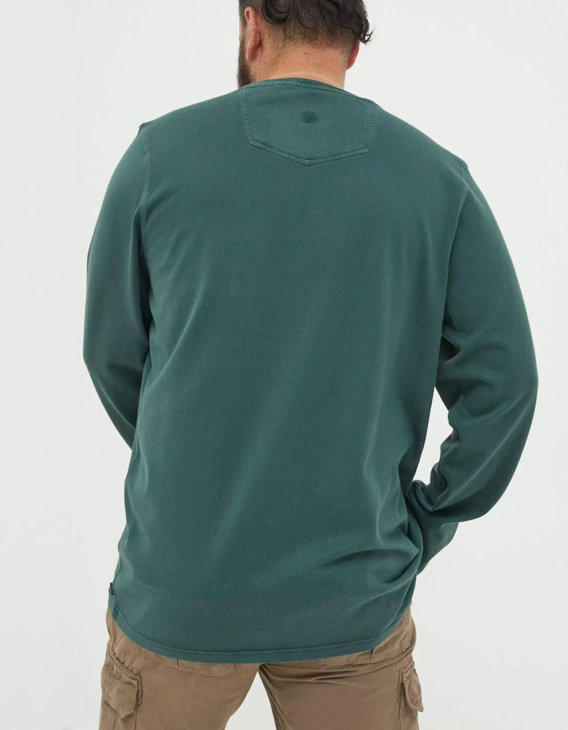 Long Sleeve Pocket Crew