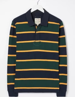 Long Sleeve Stripe Rugby Sweatshirt