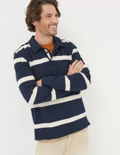 Long Sleeve Stripe Rugby Shirt