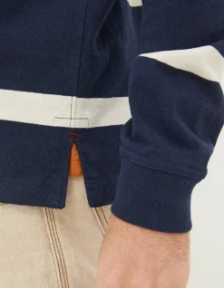 Long Sleeve Stripe Rugby Shirt