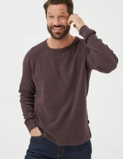 Long Sleeve Waffle Crew