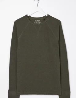 Long Sleeve Waffle Crew