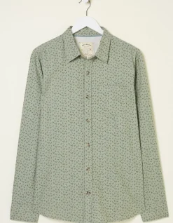 Long Sleeve Woodland Print Shirt