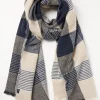 Lori Large Check Scarf