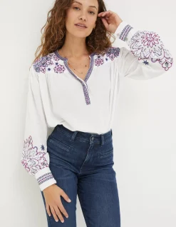 Lou Embroidered Blouse