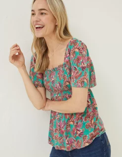 Lucia Festival Floral Top